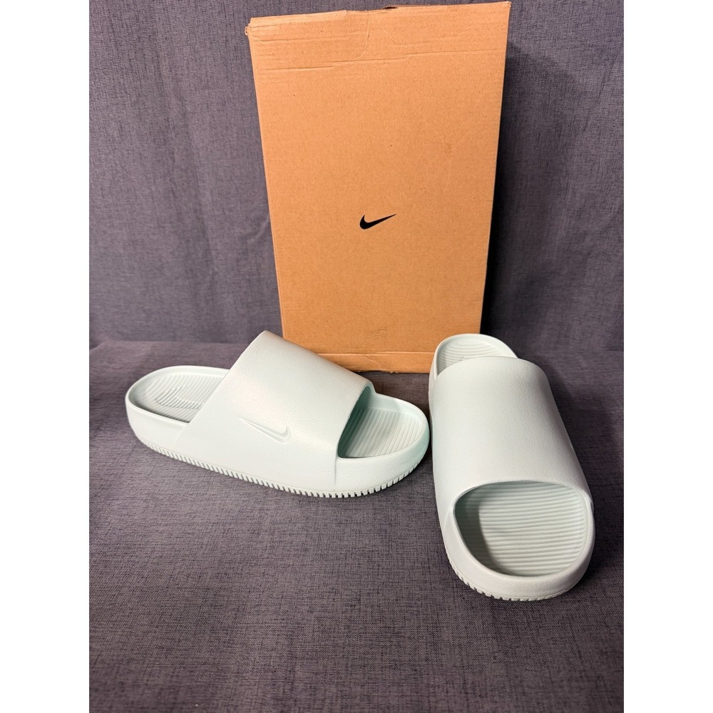 Nike Calm Slide Slides Sandals Slippers Jade Ice DX4816-300 Size W 10